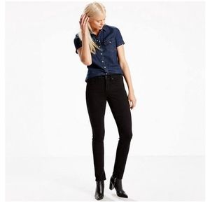 LEVI'S 311 Black skinny jeans